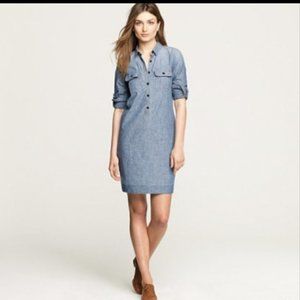 J Crew Chambray Shirt Dress
